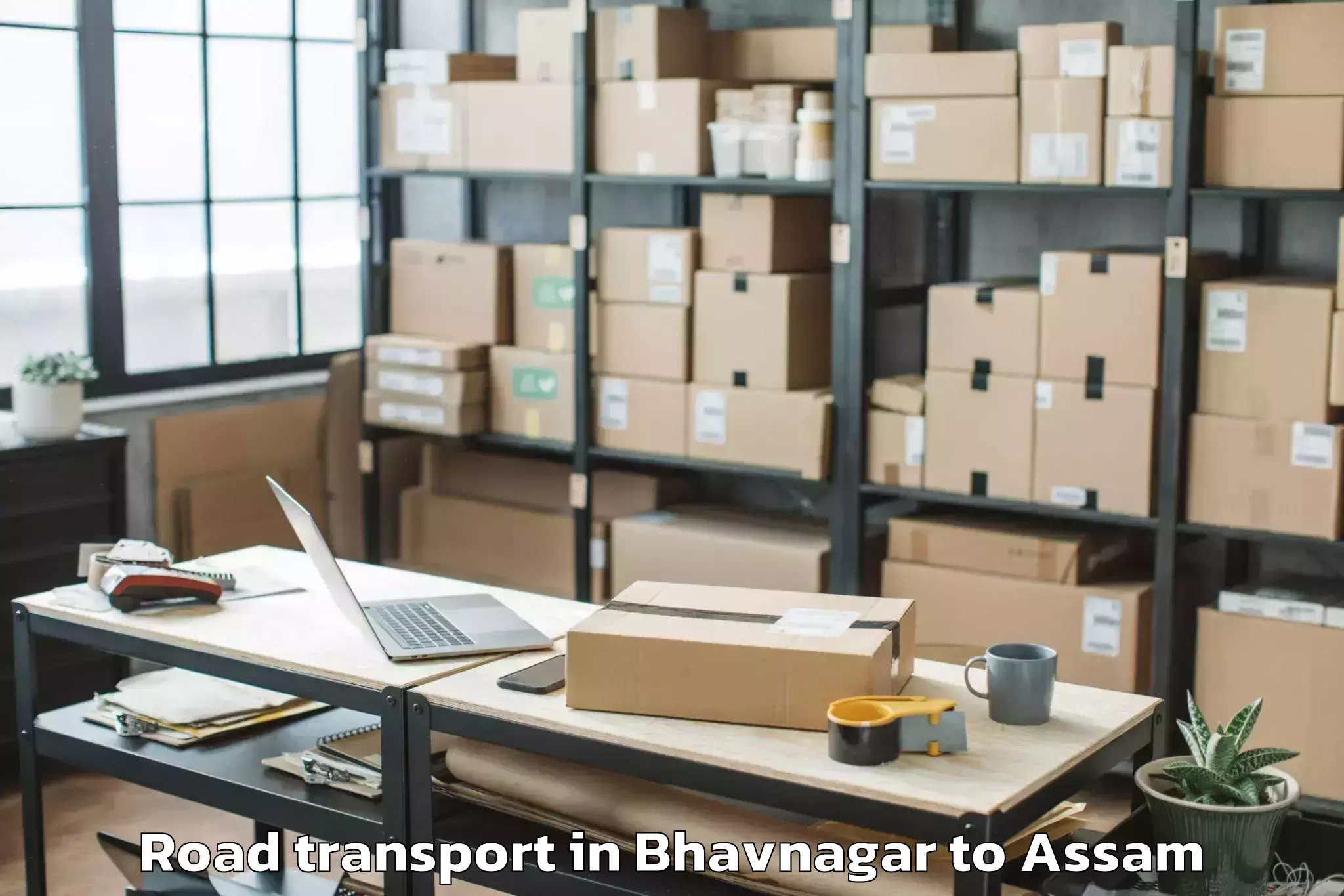 Hassle-Free Bhavnagar to Dokmoka Road Transport